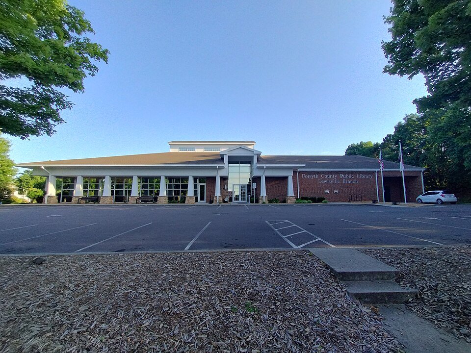Lewisville, NC - File:Forsyth County Public Library - Lewisville NC.jpg - Wikimedia Commons